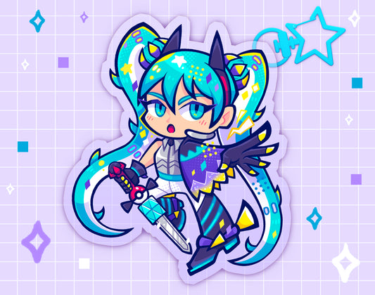 Dragon-Type Miku 2.5" Acrylic Charm
