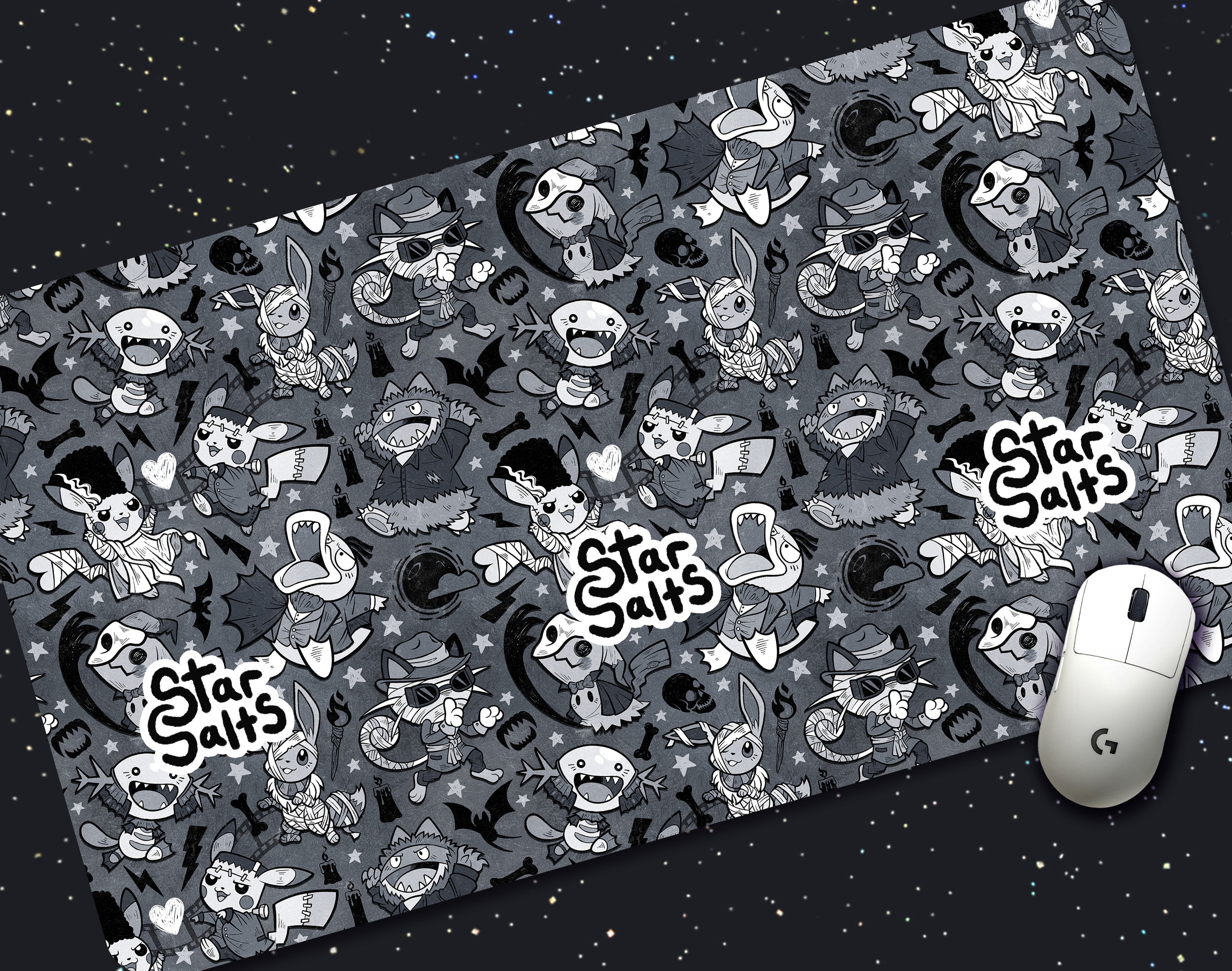 Monster Mash Jumbo Desk Mat – Star⭑Salts