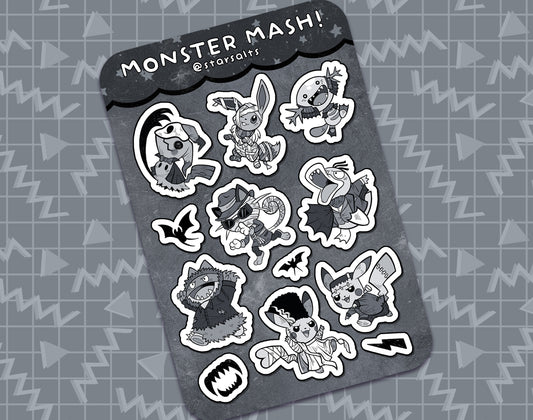 Monster Mash Sticker Sheet