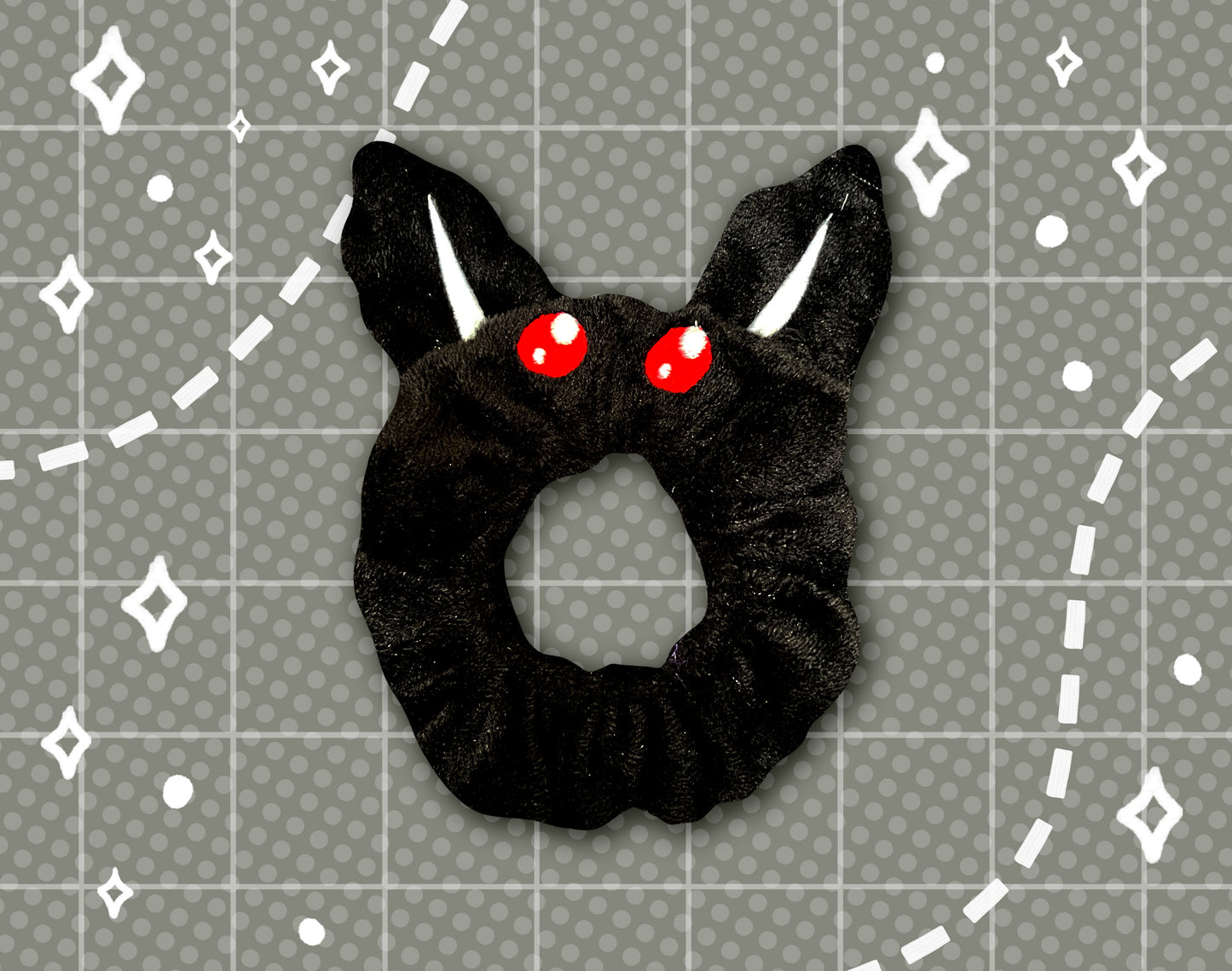 Mothman Plush Scrunchie