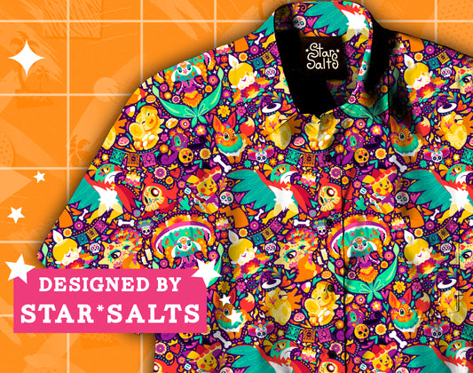 Día De Los Muertos Button Up Shirt