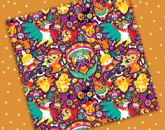 Día De Los Muertos Microfiber Cloth