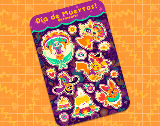 Día De Los Muertos Sticker Sheet