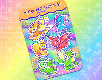 Neopet Netizens Type A Sticker Sheet