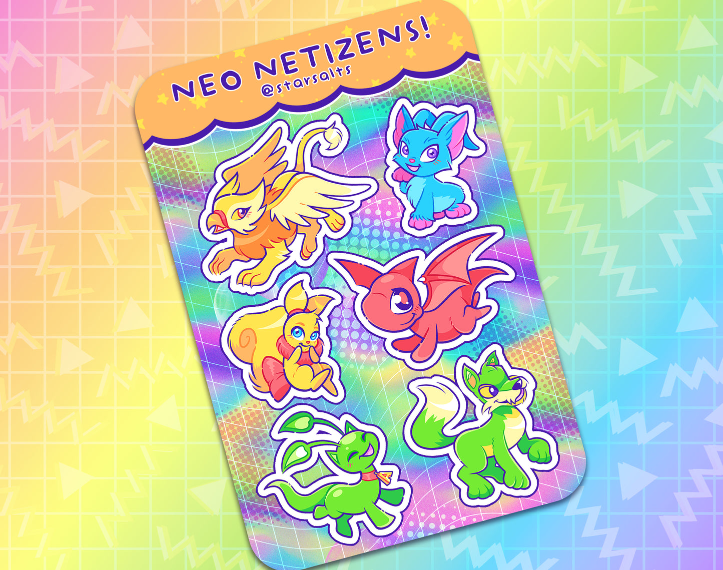 Neopet Netizens Type A Sticker Sheet