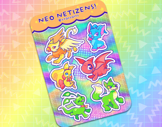 Neopet Netizens Type A Sticker Sheet