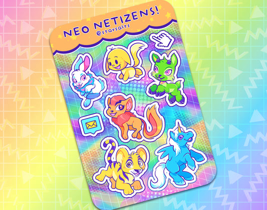 Neopet Netizens Type B Sticker Sheet