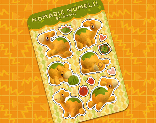Numel Nomads Sticker Sheet