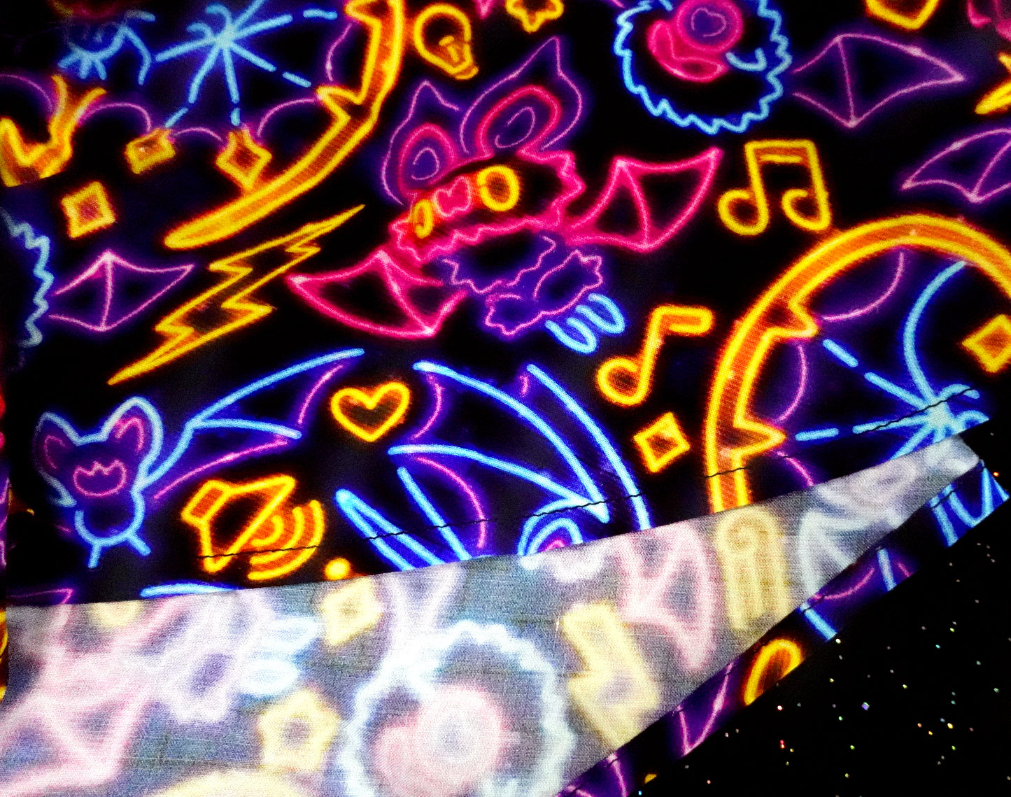 Neon Bats Skirt