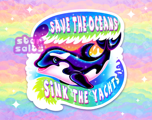 Save the Oceans Sticker