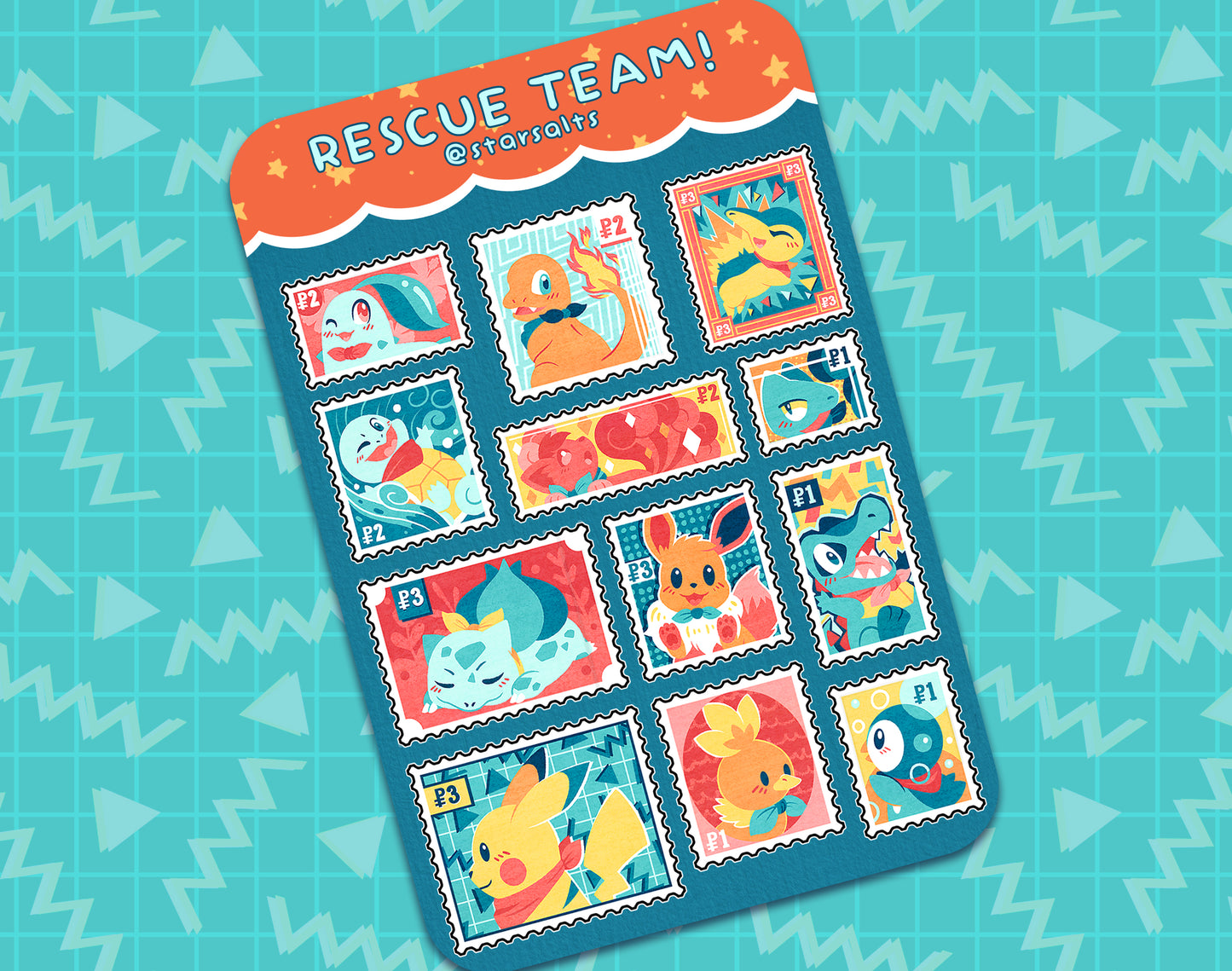 Mystery Dungeon Sticker Sheet