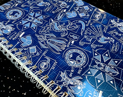 Paradox Blueprints Reusable Sticker Book