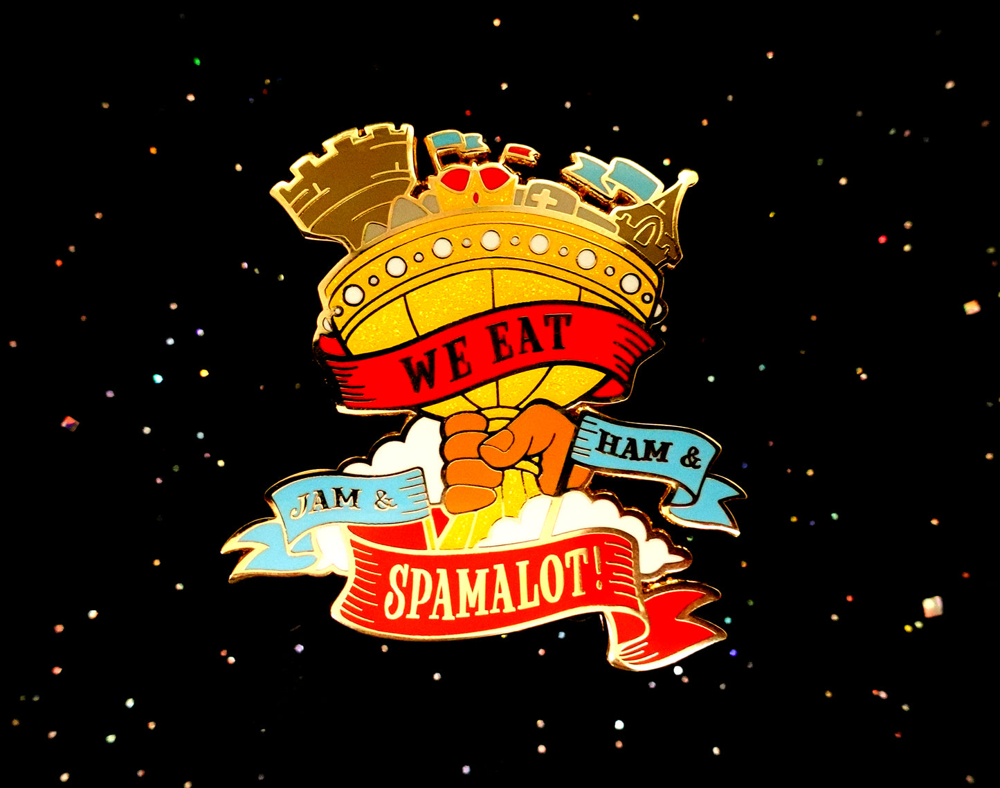Spamalot Enamel Pin