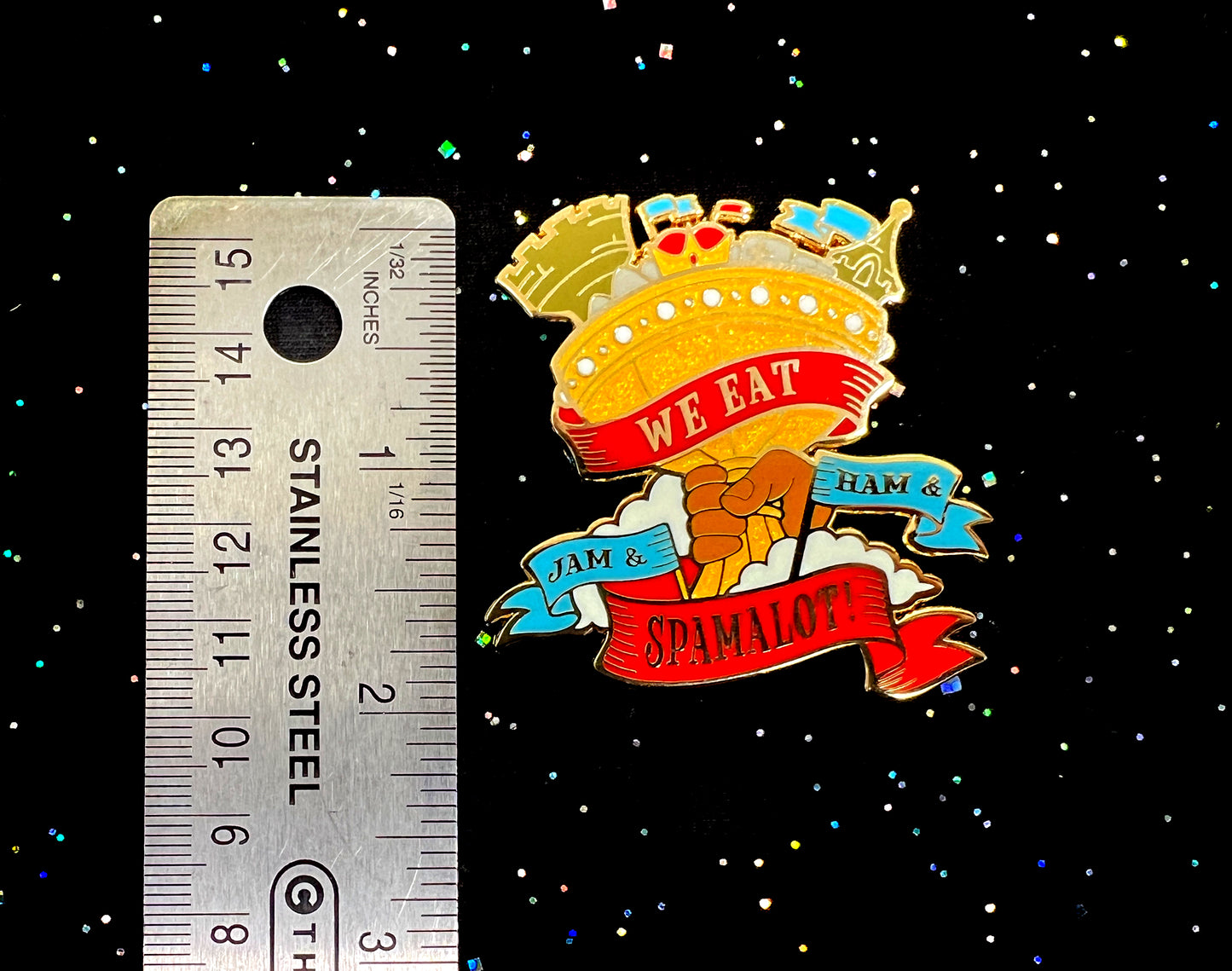 Spamalot Enamel Pin