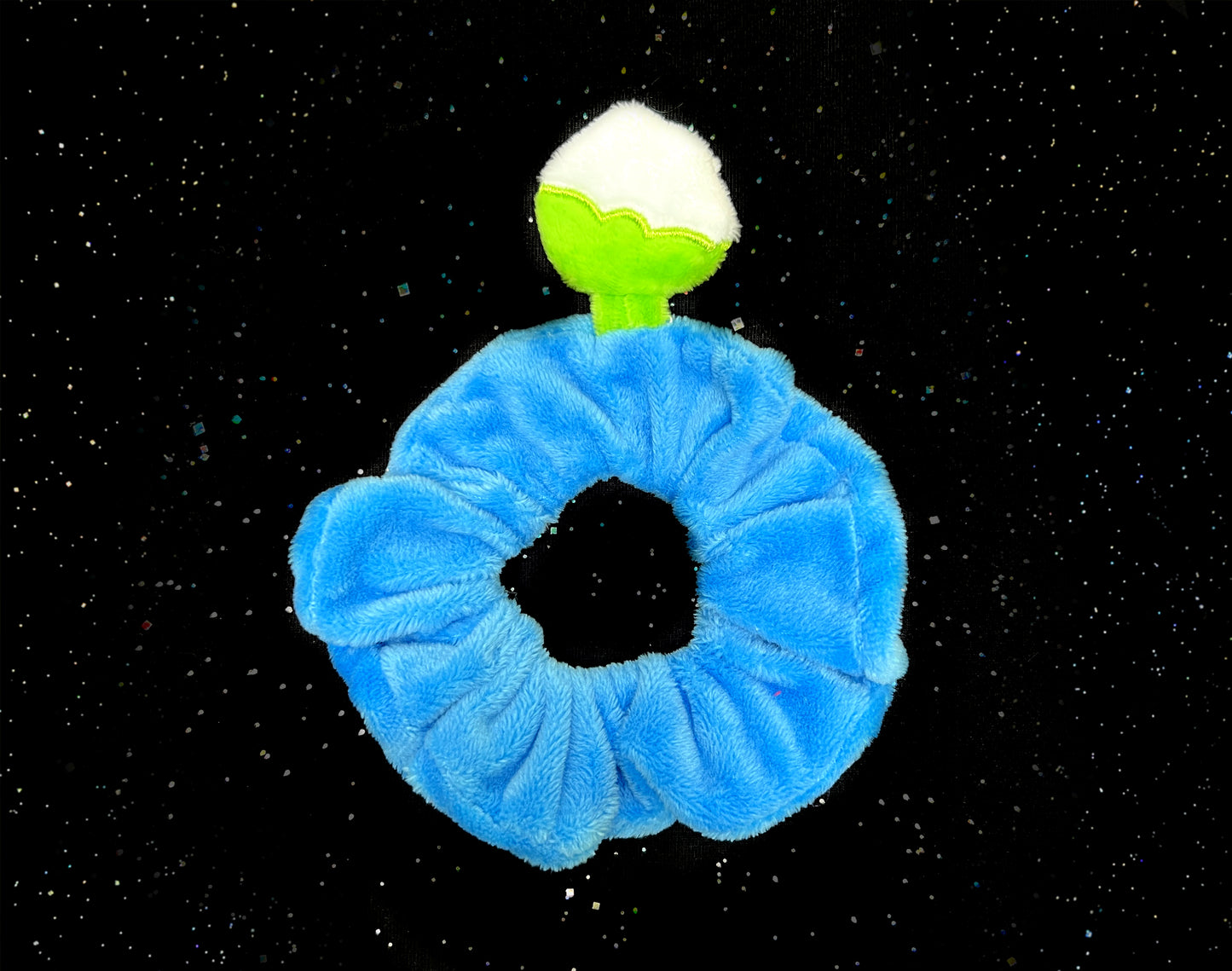 Blue Pikmin Plush Scrunchie