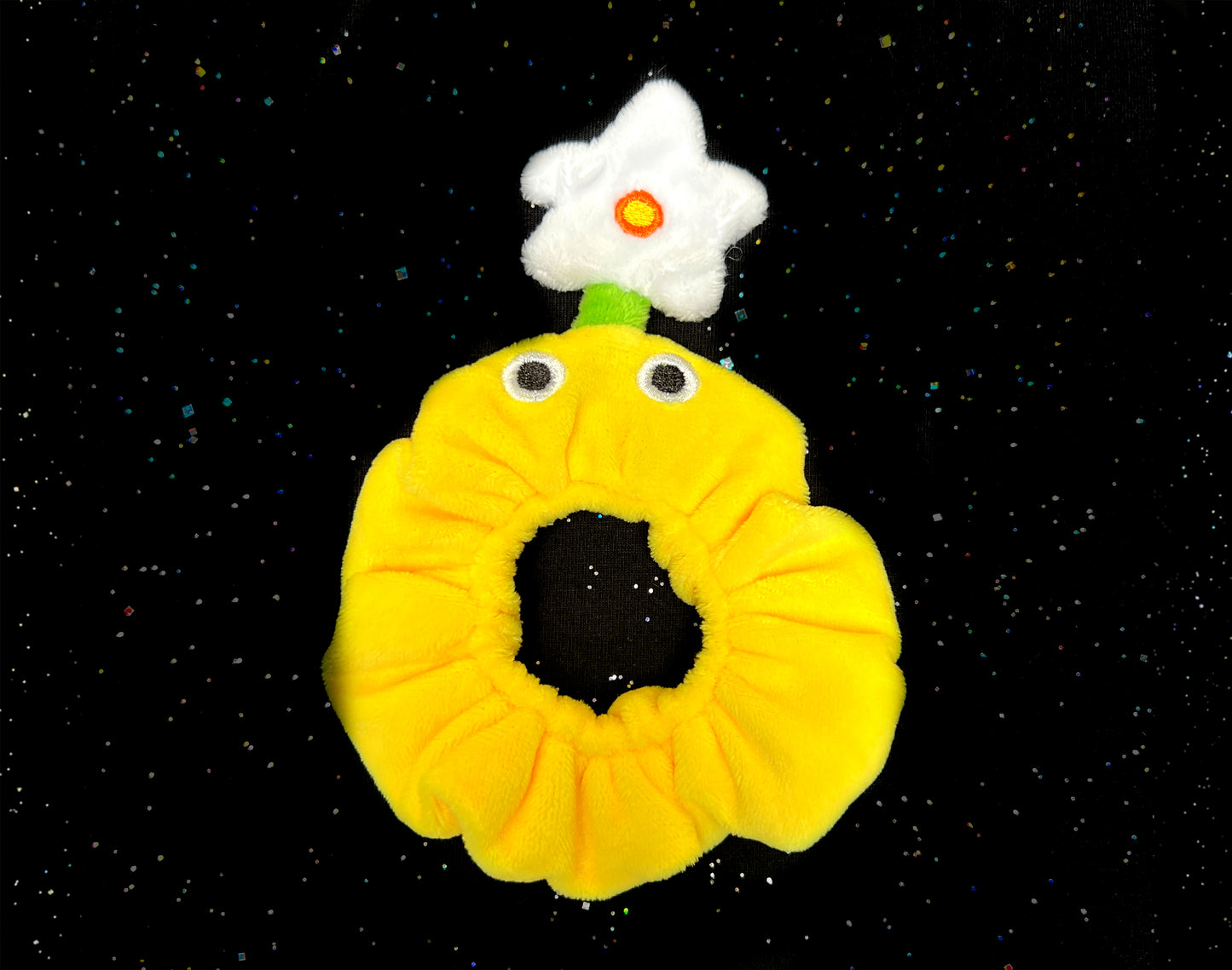 Yellow Pikmin Plush Scrunchie