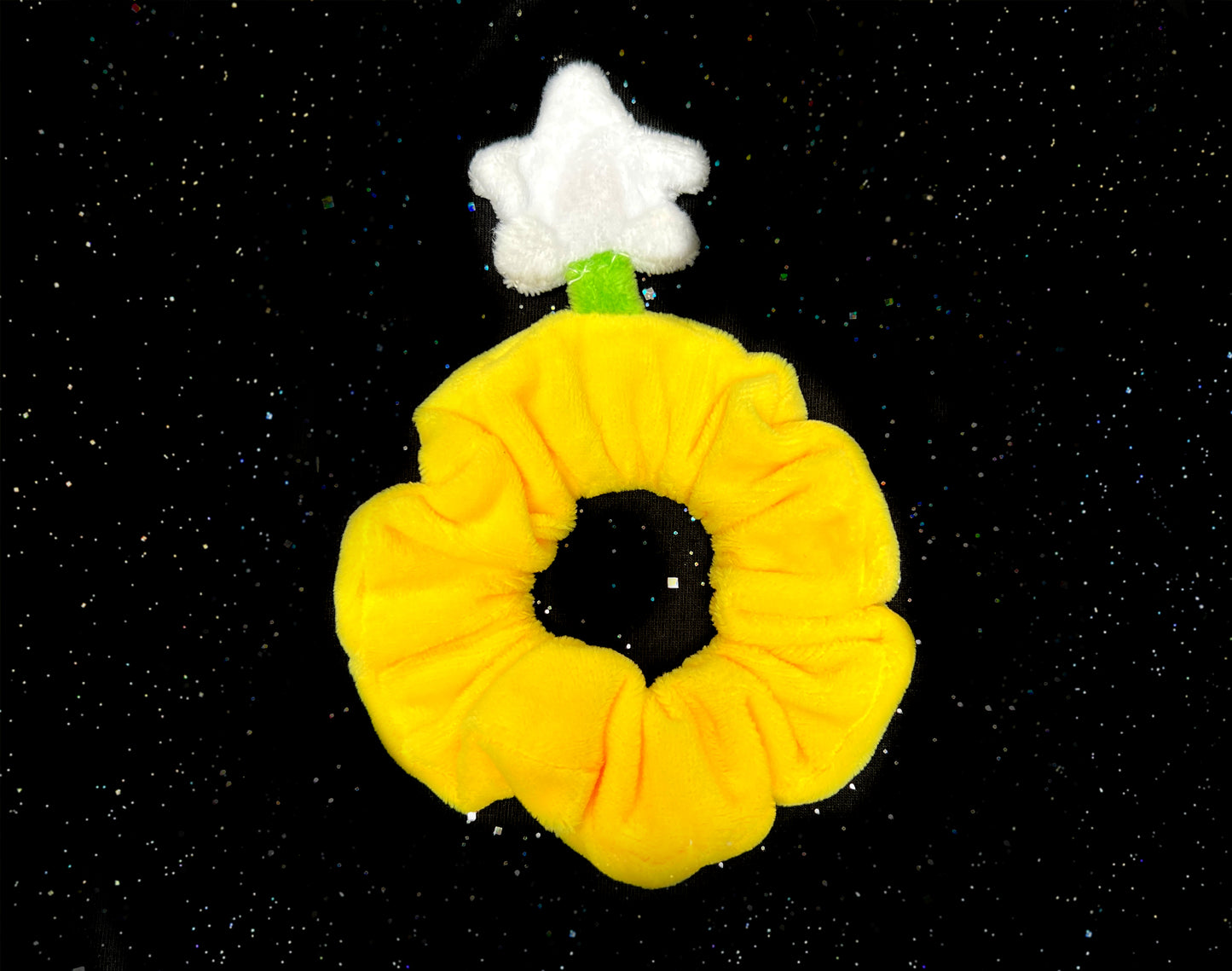 Yellow Pikmin Plush Scrunchie
