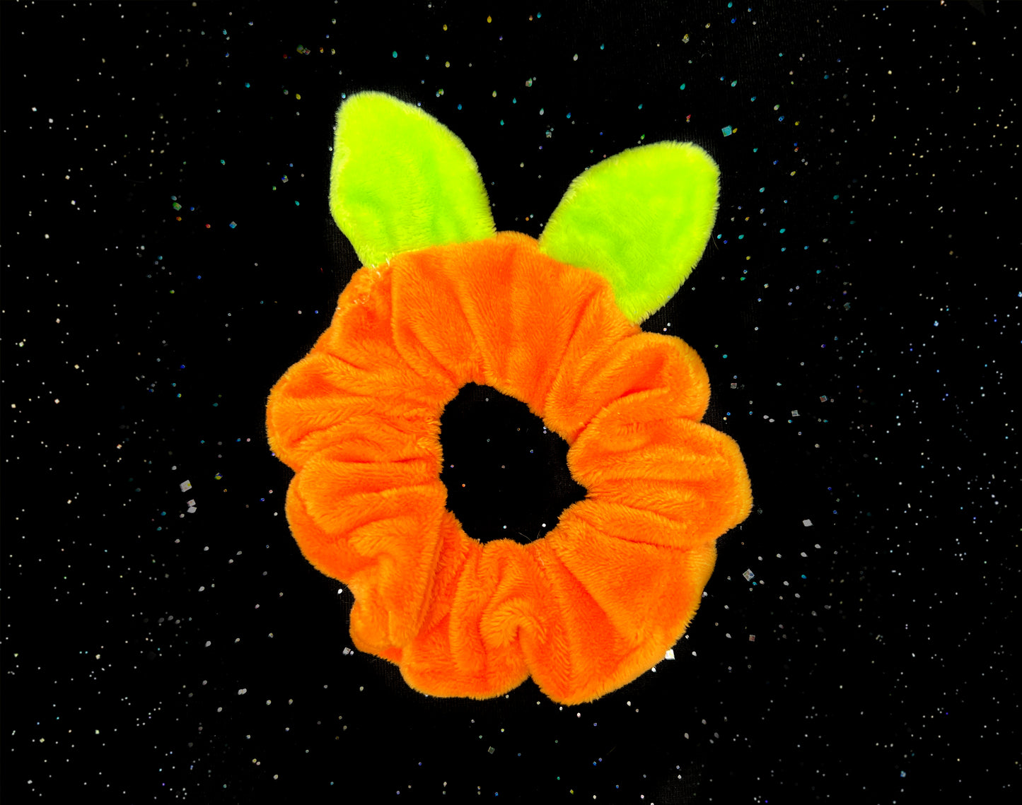 Orange Plush Scrunchie