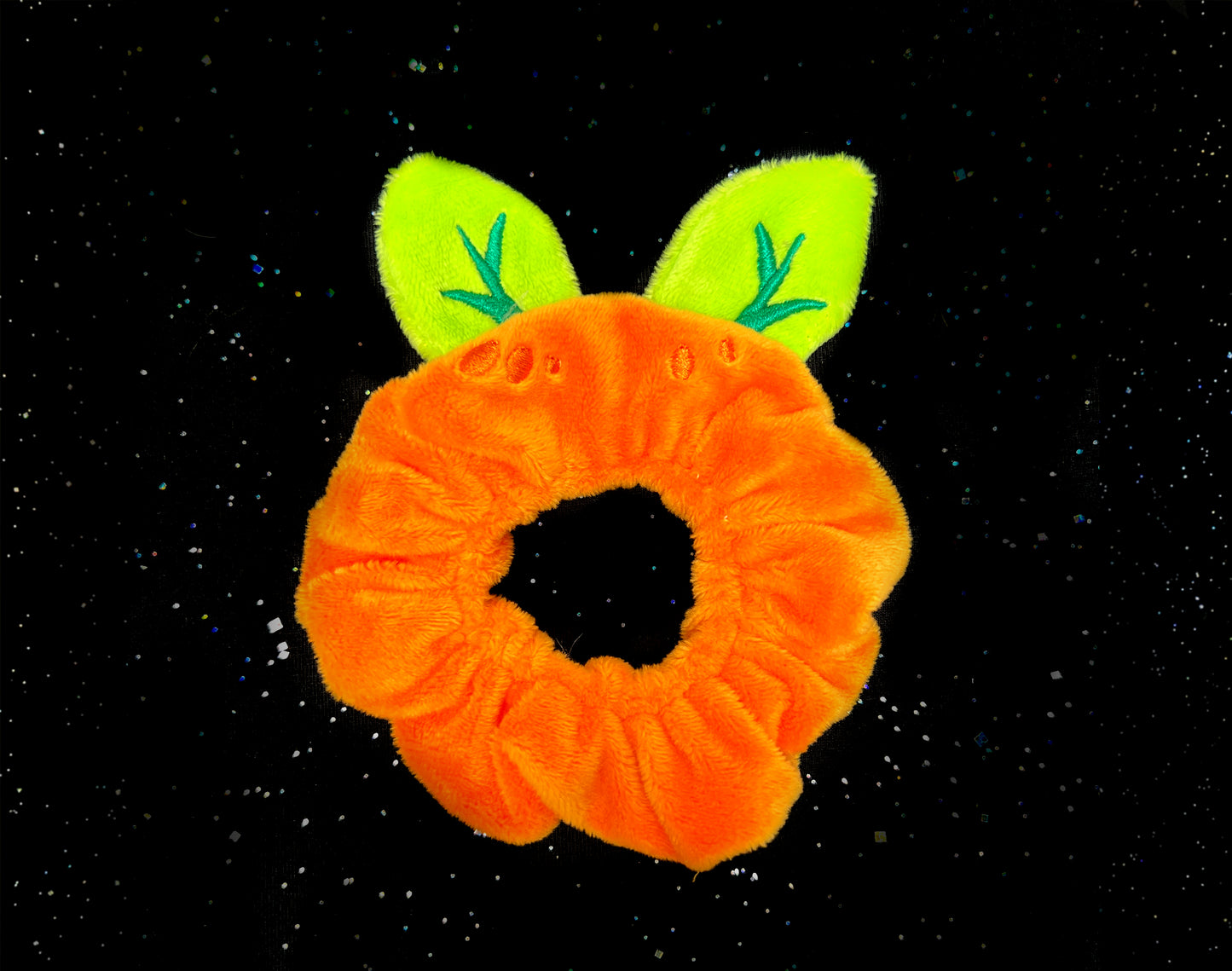 Orange Plush Scrunchie