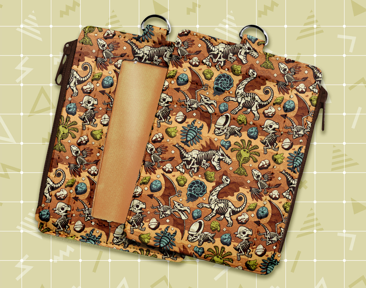 Paleo Pals ID Wallet + Lanyard