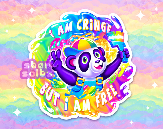Cringe But Free Sticker