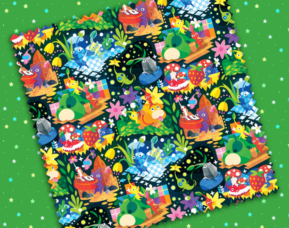 Pikmin Garden Microfiber Cloth