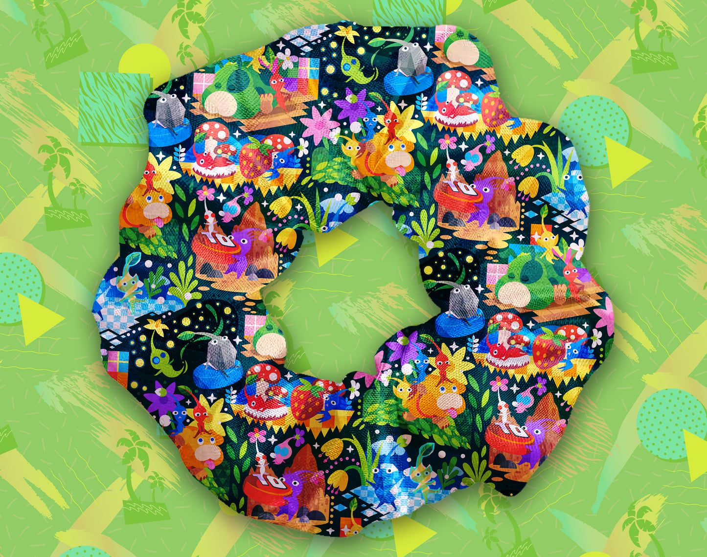Pikmin Garden Scrunchie
