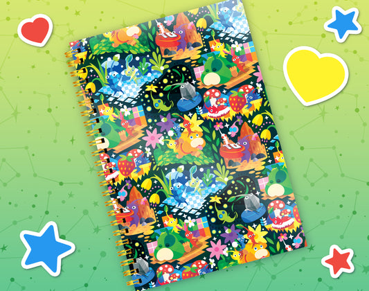 Pikmin Garden Reusable Sticker Book