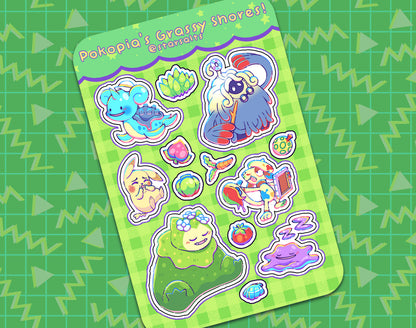 Pokopia Shores Sticker Sheet