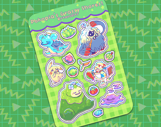 Pokopia Shores Sticker Sheet
