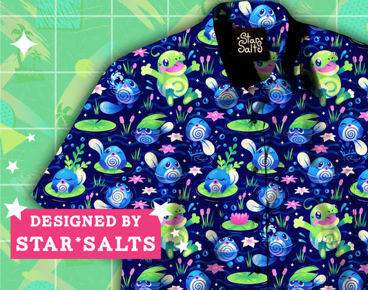 Poliwag Button Up Shirt