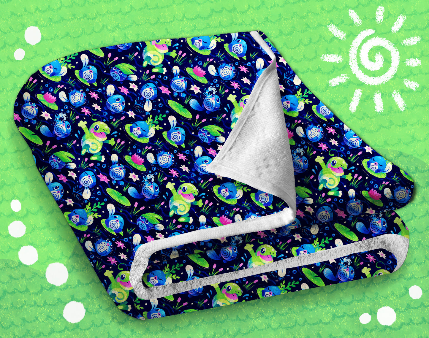 Poliwag Beach Towel