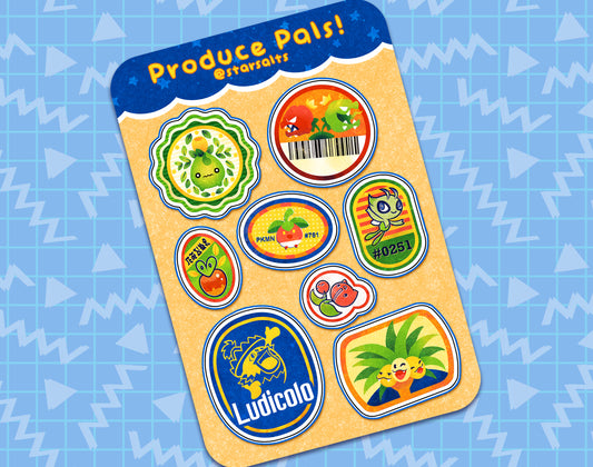 Produce Pals Sticker Sheet