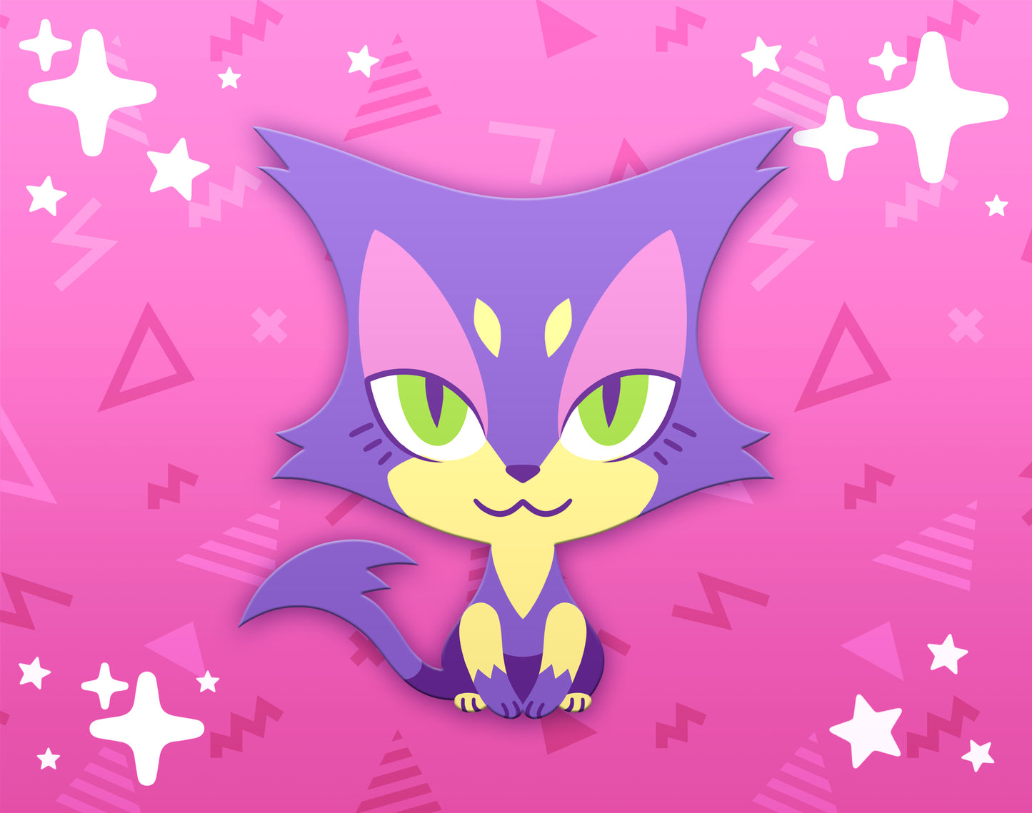 Purrloin Dyed Enamel Pin