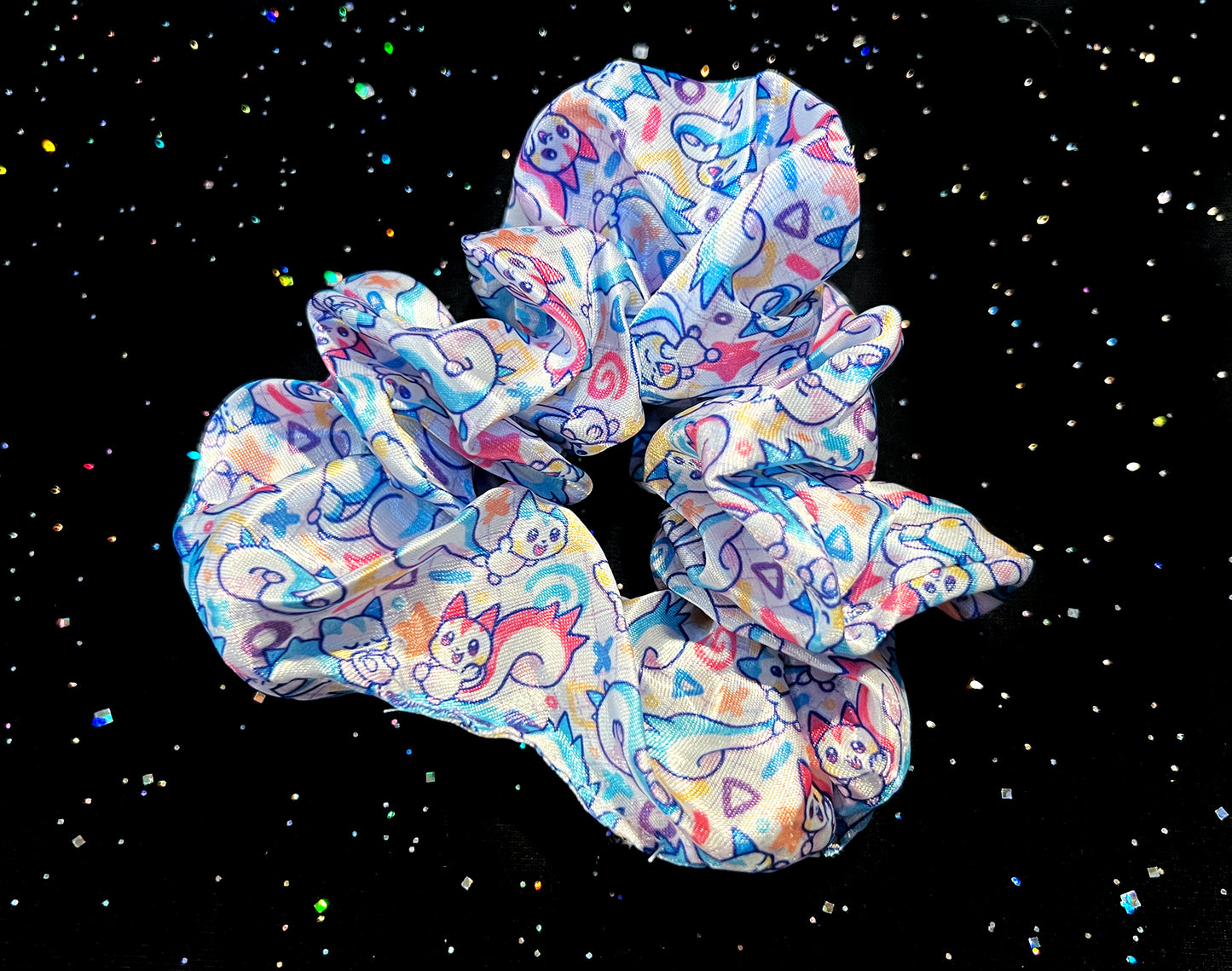 Playful Pachirisu Scrunchie