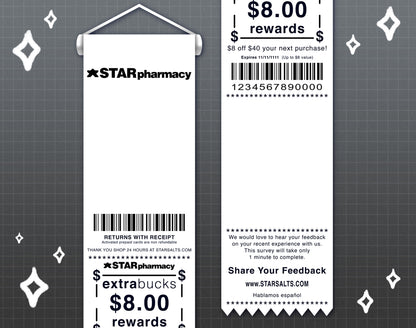 Incredibly Long Receipt Pin Banner
