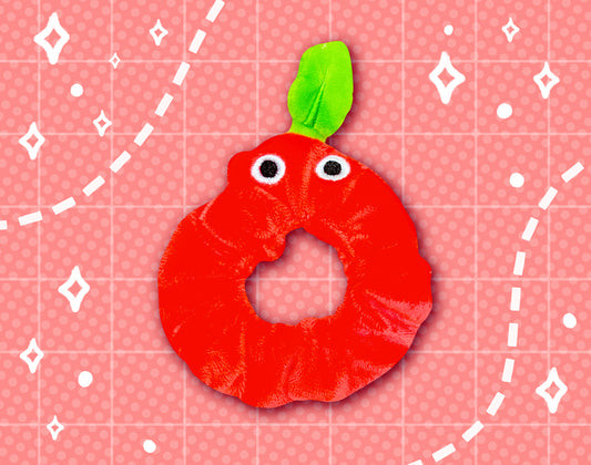 Red Pikmin Plush Scrunchie