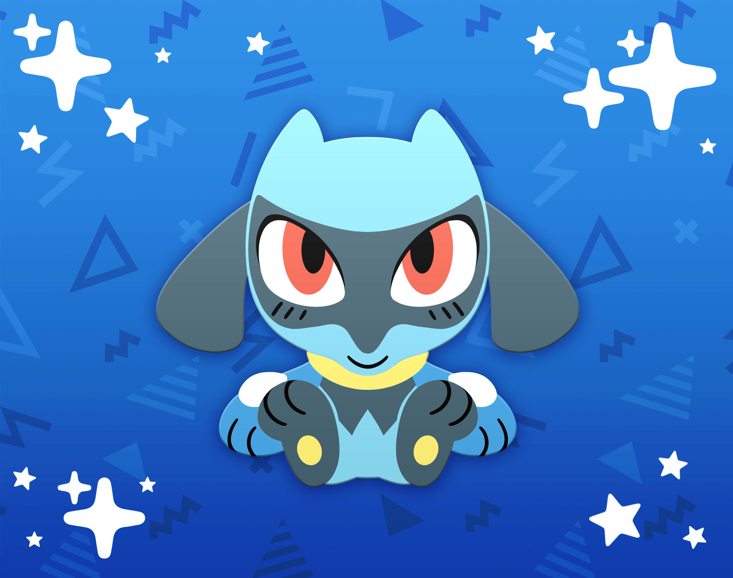 Riolu Dyed Enamel Pin