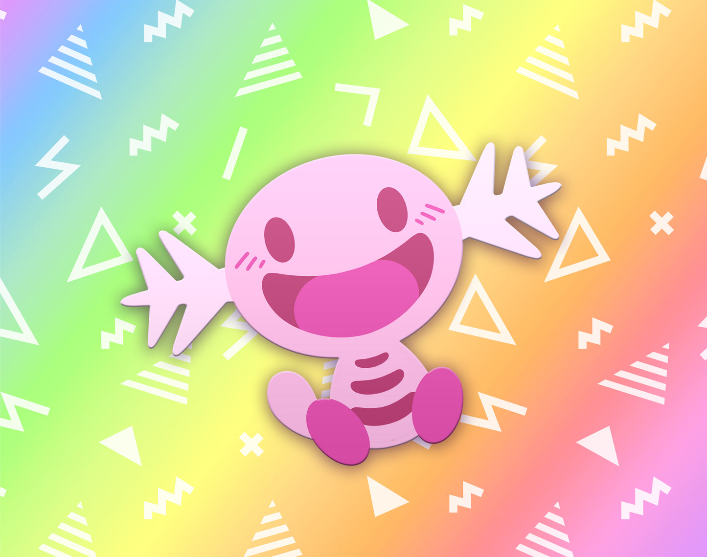 Wooper (Shiny) Dyed Enamel Pin