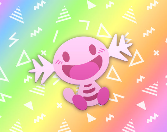 Wooper (Shiny) Dyed Enamel Pin