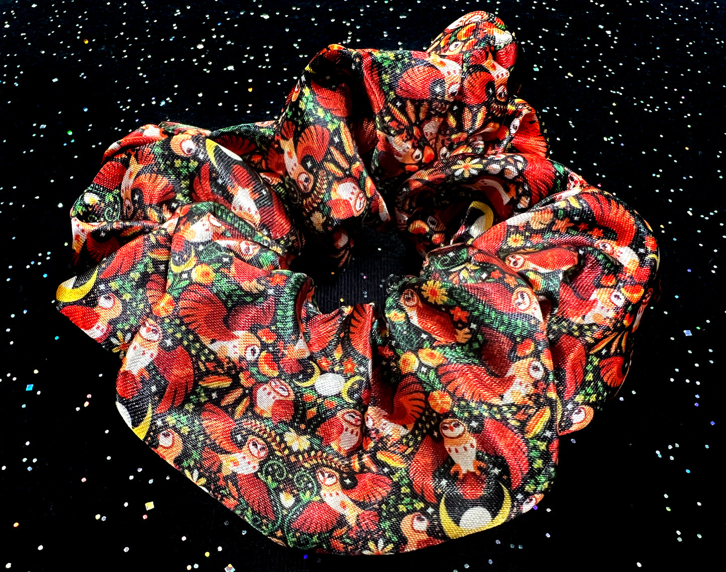 Owl Rookery Scrunchie