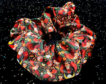 Owl Rookery Scrunchie