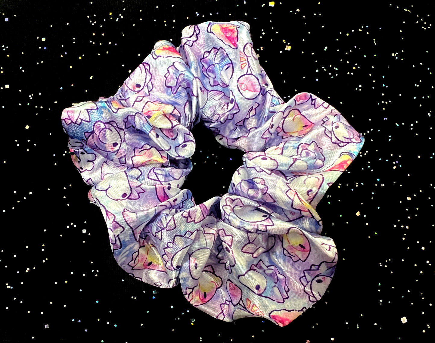 Snowy Snom Scrunchie