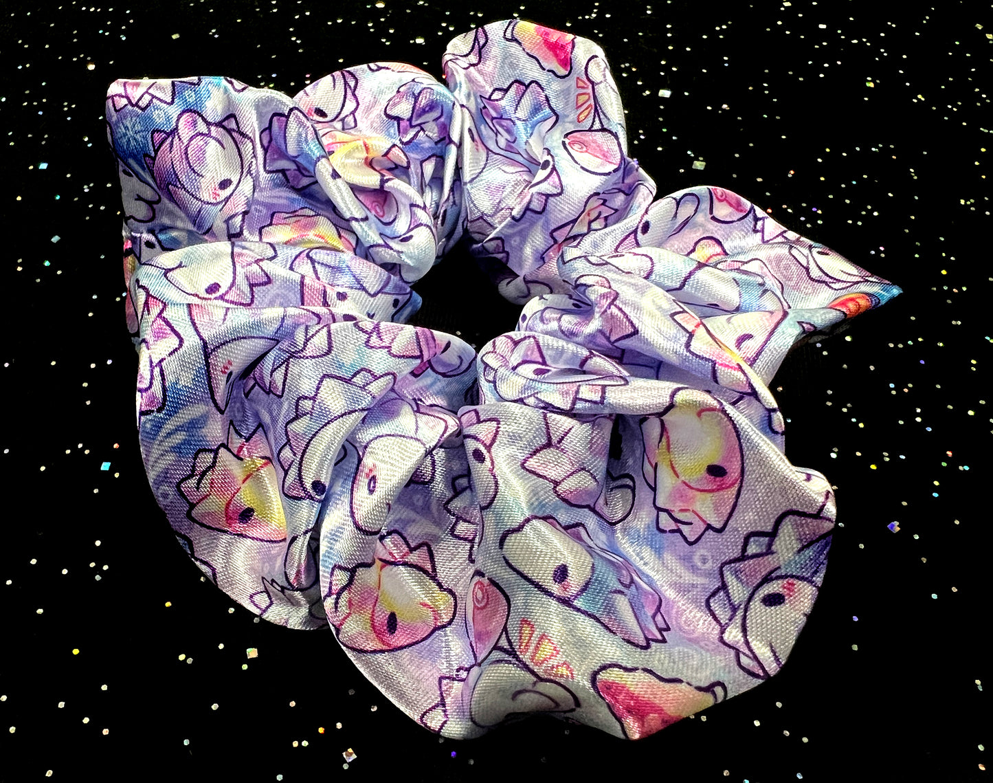 Snowy Snom Scrunchie