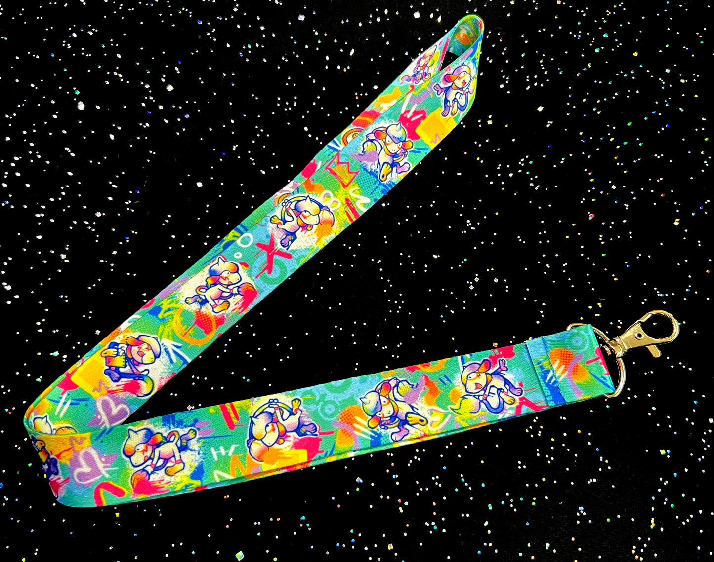 Smeargle Splatter Lanyard