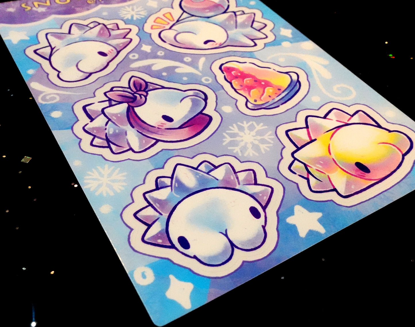 Snowy Snom Sticker Sheet