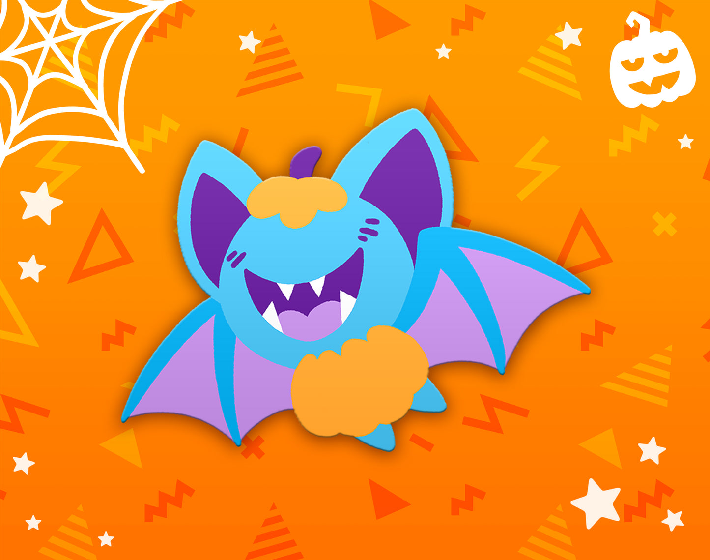 Halloween Zubat Dyed Enamel Pin