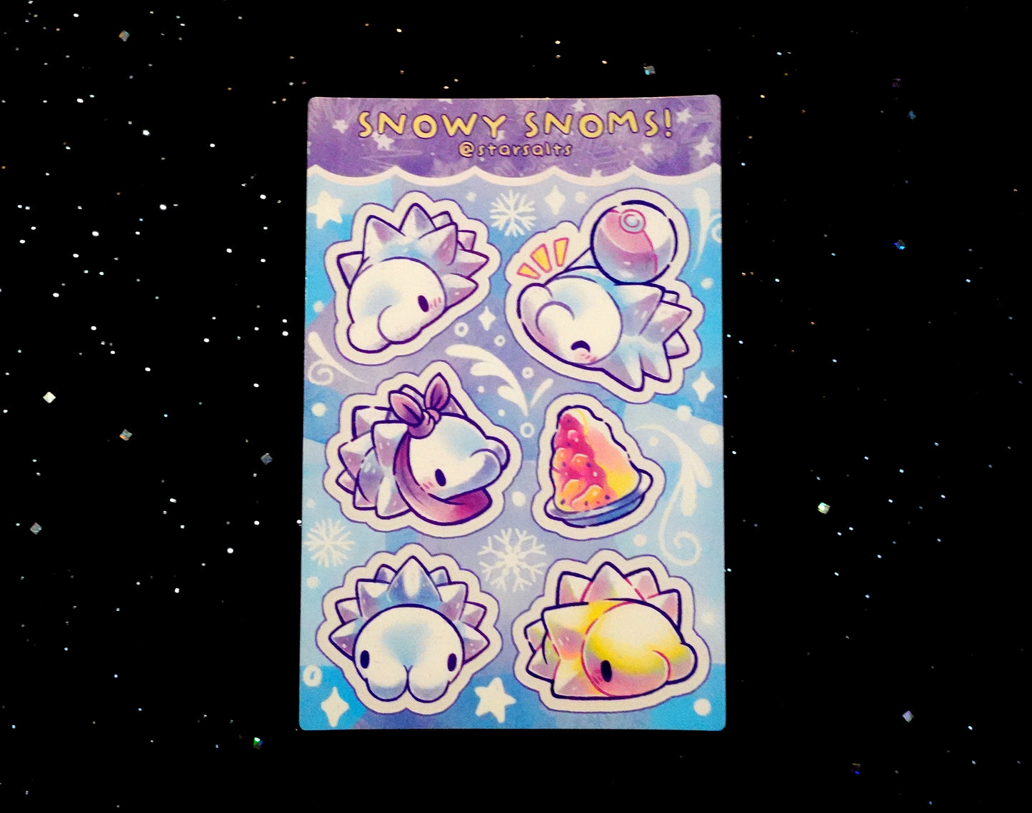Snowy Snom Sticker Sheet