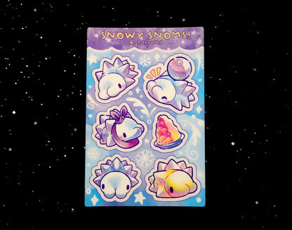 Snowy Snom Sticker Sheet