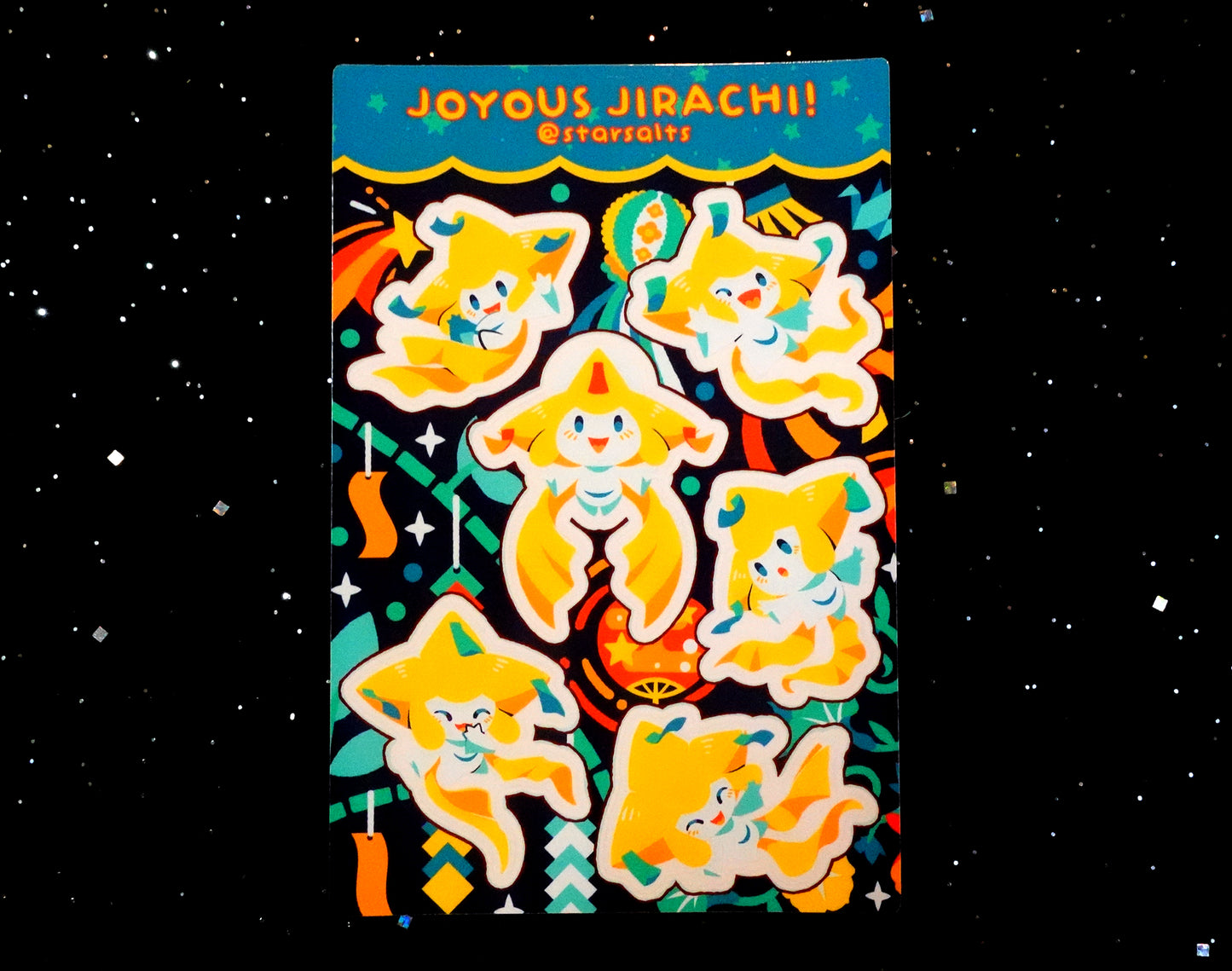 Joyous Jirachi Sticker Sheet